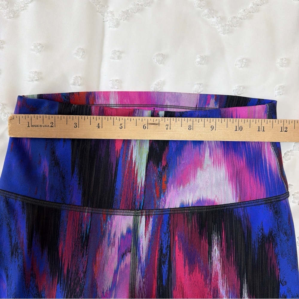 Lululemon Women’s Wunder Train High-Rise Tights Digital Current Pink Multi Sz 6 - Picture 4 of 8